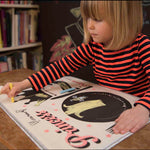 Load image into Gallery viewer, Chalkboard Placemat Superhero
