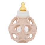 Load image into Gallery viewer, Glass Bottle with Star Ball Cover Pink
