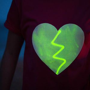 Glow Up T-shirt (Red Heart)