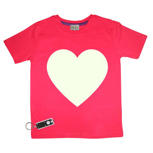 Glow Up T-shirt (Red Heart)
