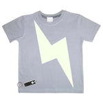 Load image into Gallery viewer, Glow Up T-shirt (Grey Lightning)
