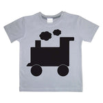 Load image into Gallery viewer, Chalkboard T-shirt (Grey Train)
